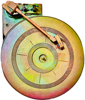 The Spin turntable element shown on its own, without the surrounding frame